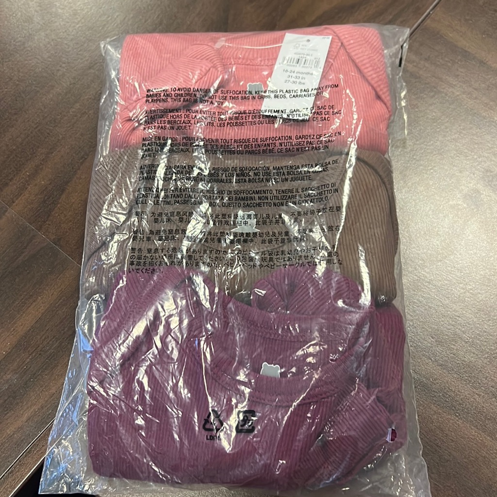 Pack Of 3 Body Suits